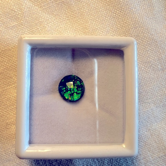 Ethiopian triplet hydrophane Opal Round - Loose gemstone - Picture 1 of 6